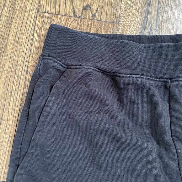 Tibi Calder Sculpted Jogger Sweatpants Black Cotton French Terry XS - Picture 6 of 11